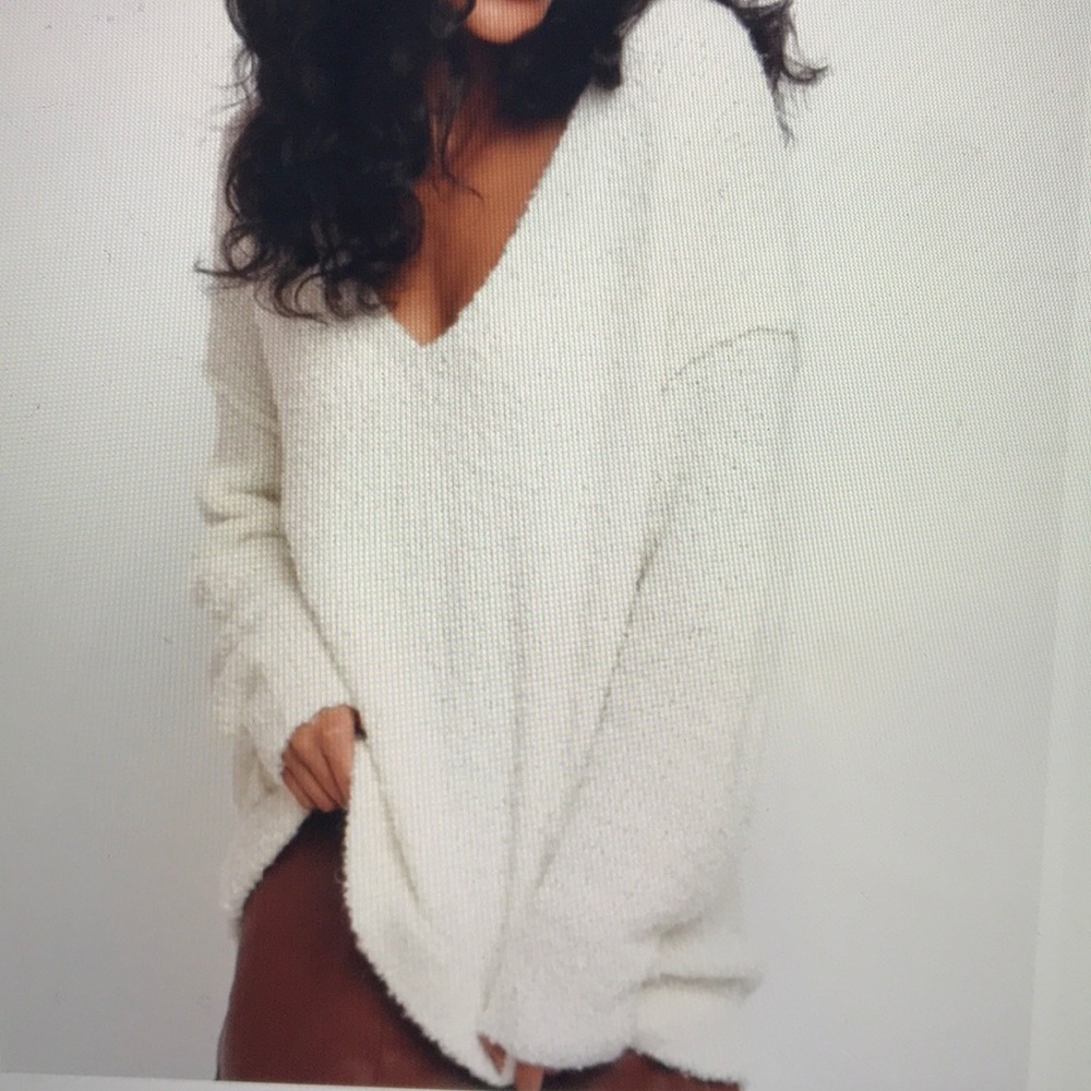 Free People Lofty V-Neck Sweater